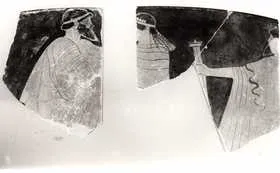 SKYPHOS, FRAGMENTS (ATHENIAN, RED-FIGURE)