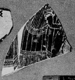KANTHAROS, FRAGMENT (ATHENIAN, BLACK-FIGURE)