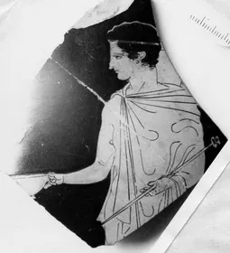 SKYPHOS, FRAGMENT (ATHENIAN, RED-FIGURE)
