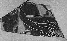 AMPHORA (?), FRAGMENT (ATHENIAN, BLACK-FIGURE)