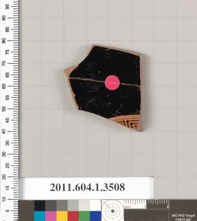 Terracotta fragment of a kylix (drinking cup)