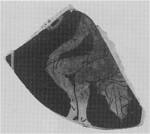 CUP, STEMLESS, FRAGMENT (ATHENIAN, RED-FIGURE)