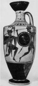 LEKYTHOS (ATHENIAN, BLACK-FIGURE)