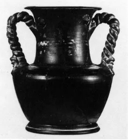 AMPHORA, BELLY (ATHENIAN, WEST SLOPE, BLACK GLAZE)