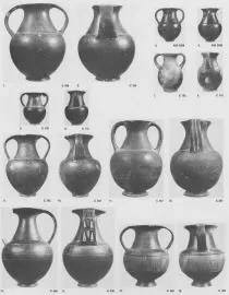 AMPHORA, BELLY (ETRUSCAN, BUCCHERO)