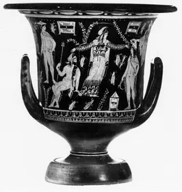 KRATER, CALYX (ATHENIAN, RED-FIGURE)
