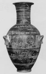 AMPHORA, BELLY-HANDLED (ATHENIAN GEOMETRIC)