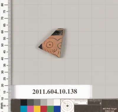 Terracotta fragment of a skyphos (deep drinking cup)