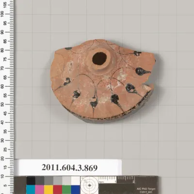 Terracotta fragment of a lekythos (oil flask)