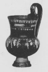 MUG (SOUTH ITALIAN, GNATHIAN, BLACK GLAZE)