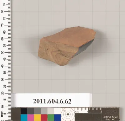 Terracotta fragment of an undetermined shape