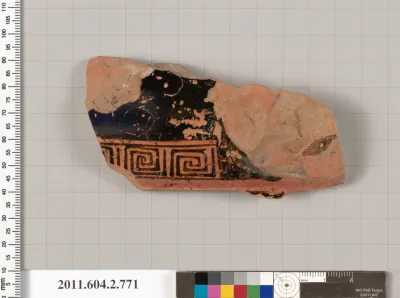 Terracotta fragment of a calyx-krater (bowl for mixing wine and water)
