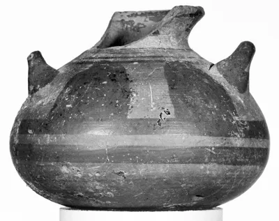 Squat Alabastron with two handles