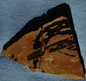 STAND, FRAGMENT (ATHENIAN, BLACK-FIGURE)