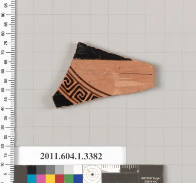 Terracotta fragment of a kylix (drinking cup)