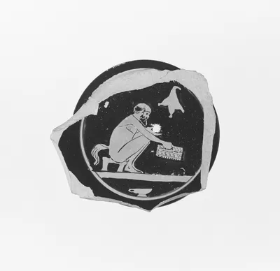 Attic Red-Figure Stemless Cup Fragment