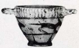 SKYPHOS (PROTOCORINTHIAN, TRANSITIONAL)