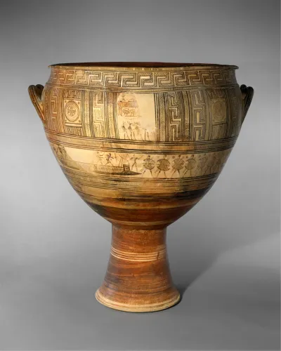 Terracotta krater