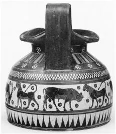 OINOCHOE (CORINTHIAN, BLACK-FIGURE)