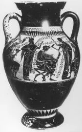 AMPHORA, BELLY, TYPE B (ATHENIAN, BLACK-FIGURE)