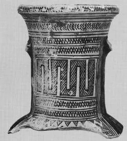 AMPHORA, NECK, FRAGMENT (ATHENIAN GEOMETRIC)