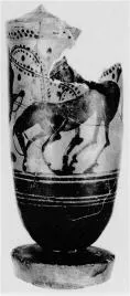 LEKYTHOS, FRAGMENT (ATHENIAN, BLACK-FIGURE)