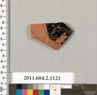 Terracotta fragment of a squat lekythos (oil flask)