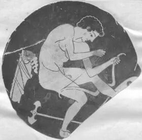 CUP, FRAGMENT (ATHENIAN, RED-FIGURE)
