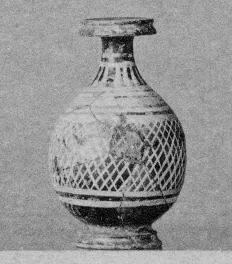 BOTTLE (SOUTH ITALIAN, GNATHIAN, BLACK GLAZE)