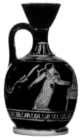 LEKYTHOS, SQUAT (ATHENIAN, RED-FIGURE)