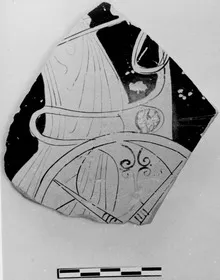 AMPHORA, BELLY, FRAGMENT (ATHENIAN, RED-FIGURE)