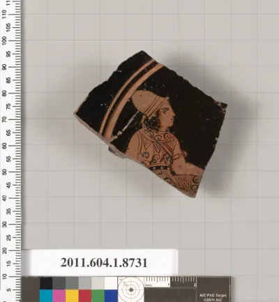 Terracotta fragment of a stemless cup