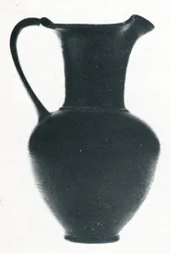 OINOCHOE (ETRUSCAN, BUCCHERO)