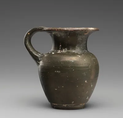 Black-glazed Miniature Olpe