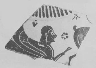 AMPHORA, BELLY, FRAGMENT (EAST GREEK, FIKELLURA, BLACK-FIGURE)