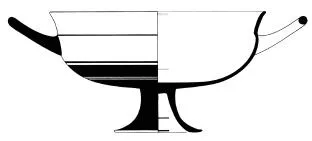 CUP, SIANA (ATHENIAN, BLACK-FIGURE)