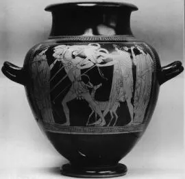 STAMNOS (ATHENIAN, RED-FIGURE)