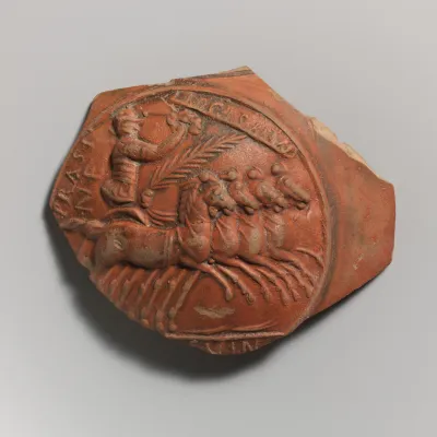 Terracotta medallion