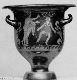 KRATER, BELL (SOUTH ITALIAN, PAESTAN, RED-FIGURE)