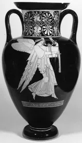 AMPHORA, NECK (ATHENIAN, RED-FIGURE)