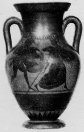 AMPHORA, BELLY, TYPE B (ATHENIAN, BLACK-FIGURE)