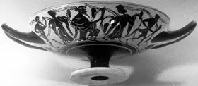 CUP B (ATHENIAN, BLACK-FIGURE)