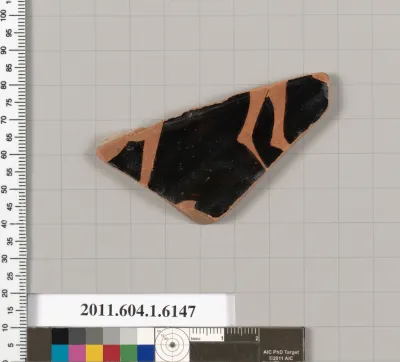 Terracotta fragment of a kylix (drinking cup)