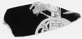 KANTHAROS, FRAGMENT (ATHENIAN, RED-FIGURE)