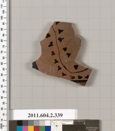 Terracotta fragment of a column-krater (bowl for mixing wine and water)