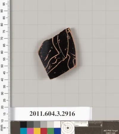 Terracotta fragment of a lekythos (oil flask)