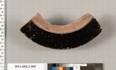 Terracotta fragment of a bell-krater (bowl for mixing wine and water)