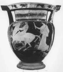 KRATER, COLUMN (ATHENIAN, RED-FIGURE)