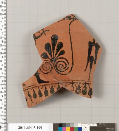 Terracotta fragment of a neck-amphora (jar)