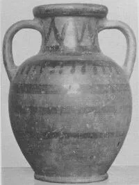 AMPHORA, NECK (SOUTH ITALIAN, CAMPANIAN)